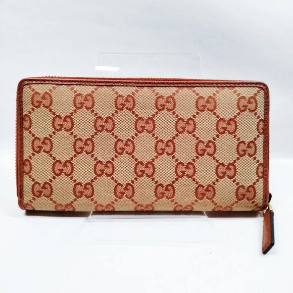 Gucci Long Wallet Brown Canvas mon337-100925 - Picture 2 of 9